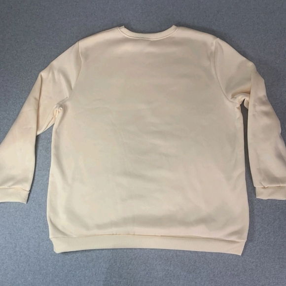 Taylor Swift Sweatshirt The Eras Tour Crew Neck Size XXL Cream Tan - Picture 3 of 10